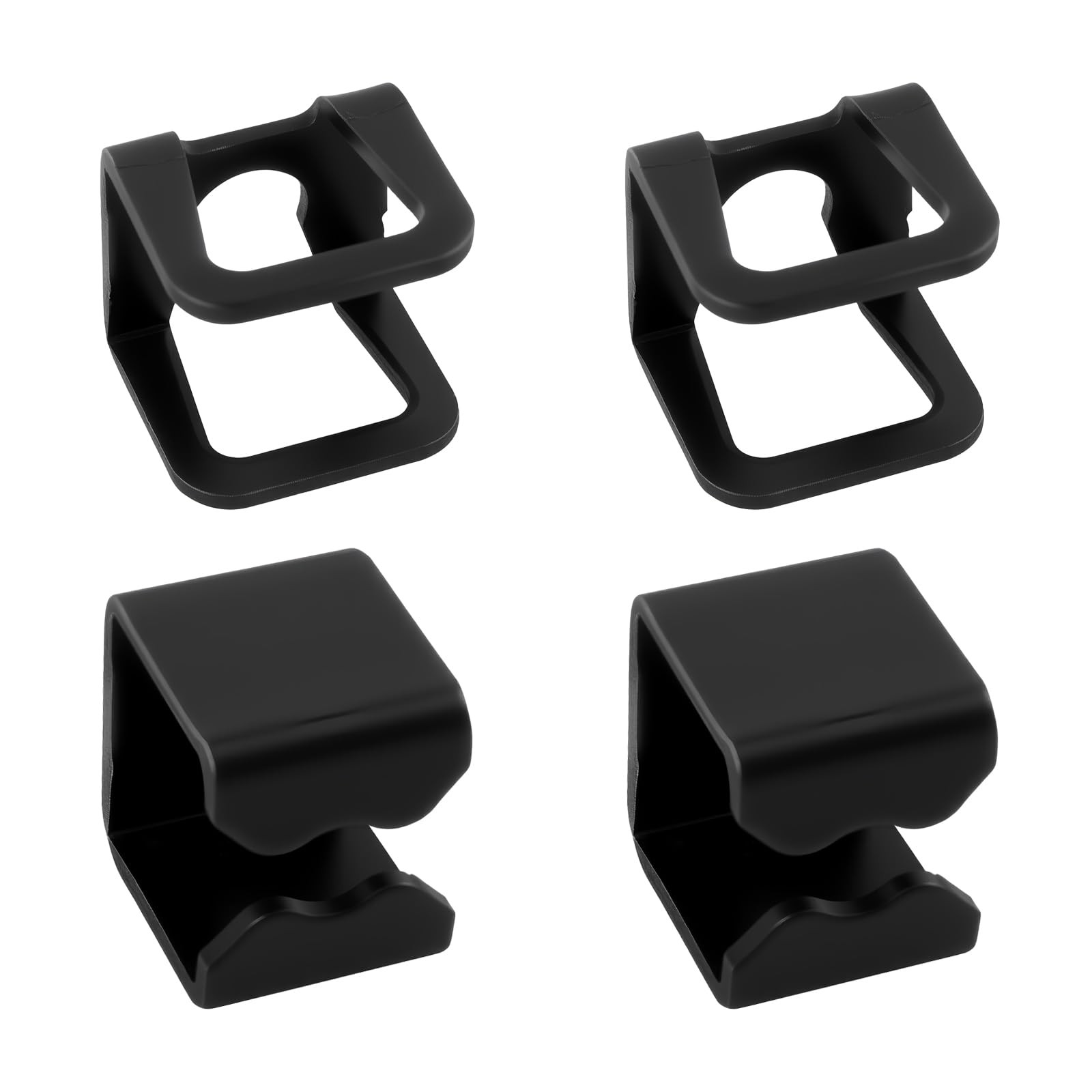 4PCS Floor Jack Parts with Ring Claw Clamps,Heavy 0.8*0.74*0.71 inch, Black