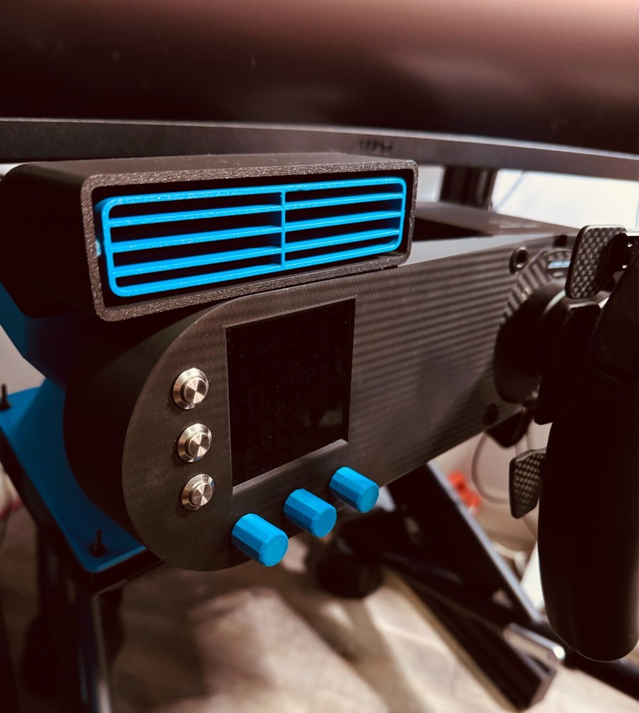 Sim Racing Button Box Dashboard - Wind Sim- Simagic - Fanatec - Asetek
