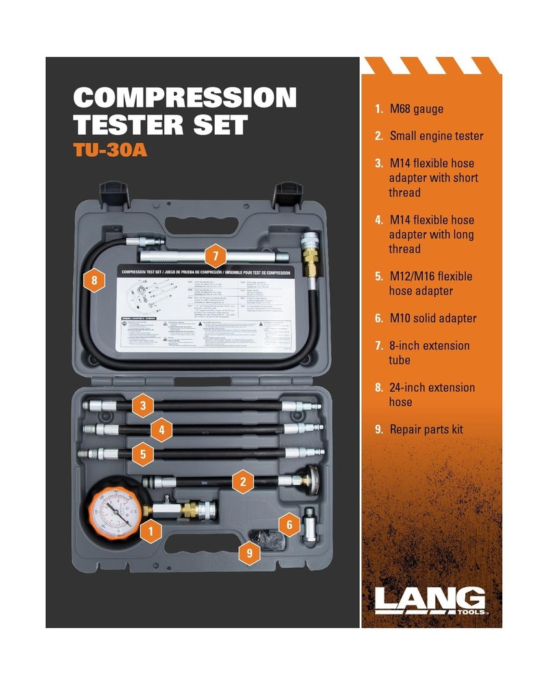 Lang Tools TU-30A Compression Tester Set
