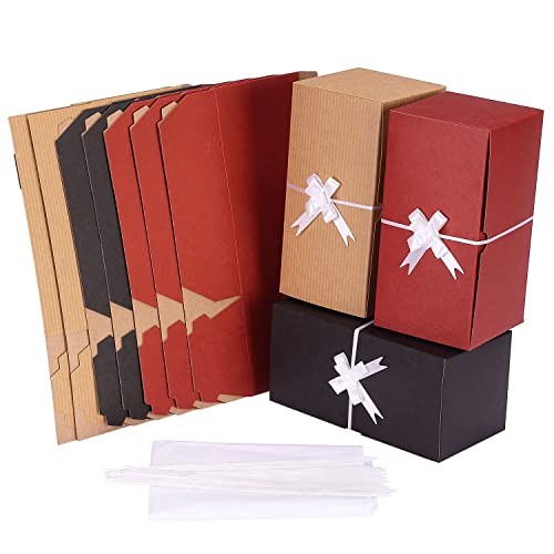 MPFY- Gift Boxes, 10 Pack, 9 X 4.5 X 4.5 Inch, Assorted Color, Gift Boxes with