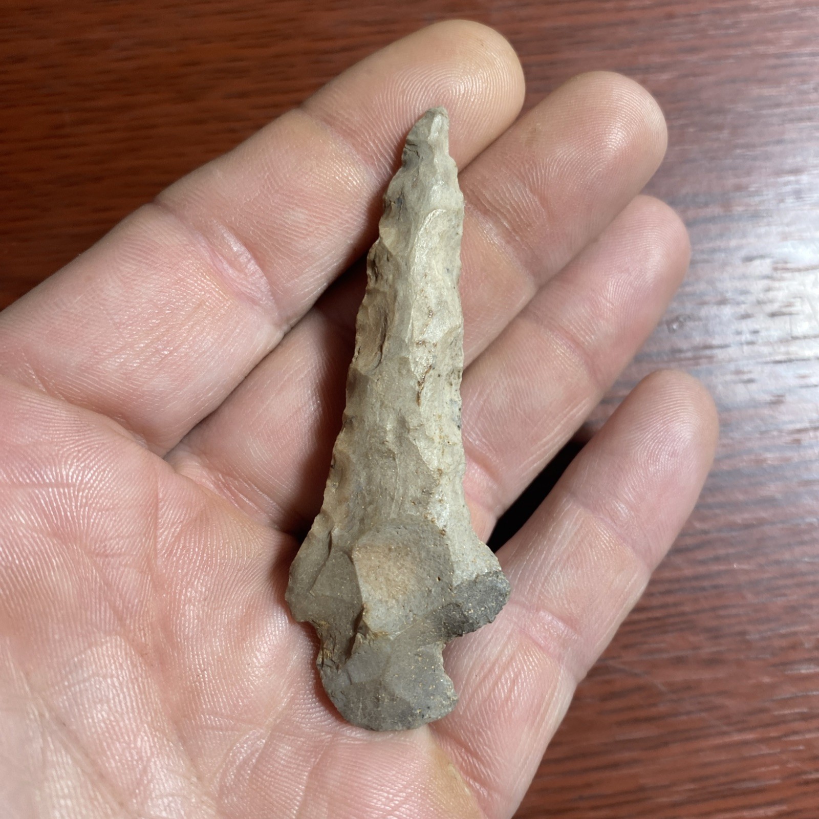 MLC s8239 2 3/4” Drill Arrowhead Wisconsin Artifact