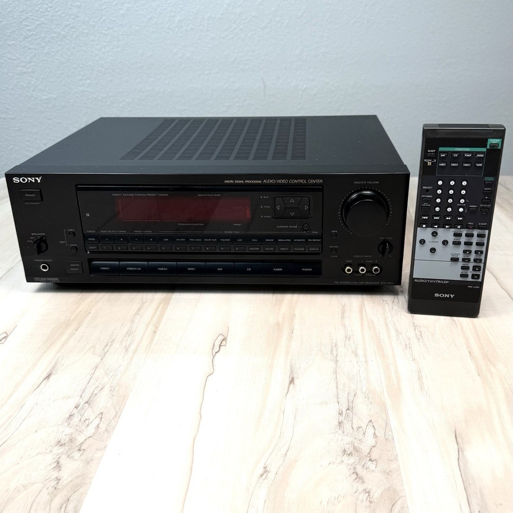 SONY STR-D911 Digital Signal Processing Audio/Video Control Center STEREO Bundle