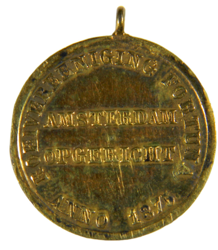Netherlands  1882 /1875  silver medalette  (04633)