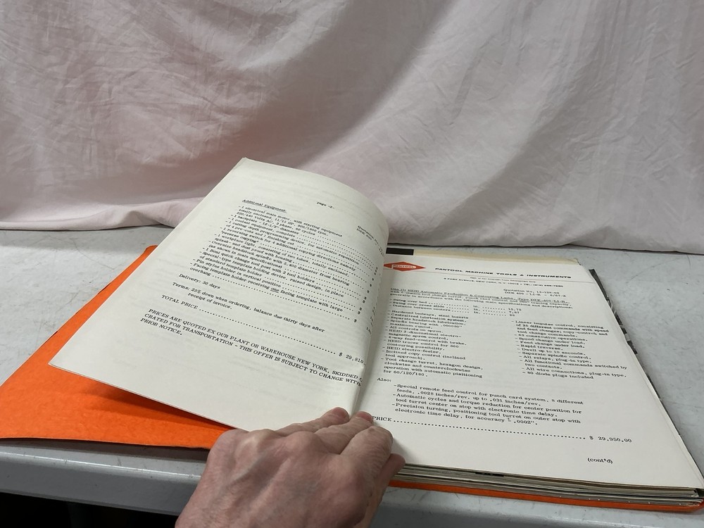 Pantool Machine Tools & Instruments Catalog Manual Lathes Grinders Balancing