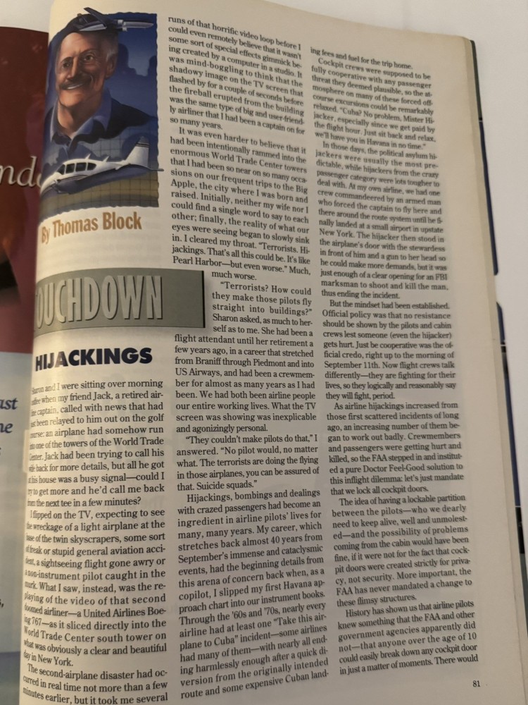 Flying Magazine December 2001 - Original