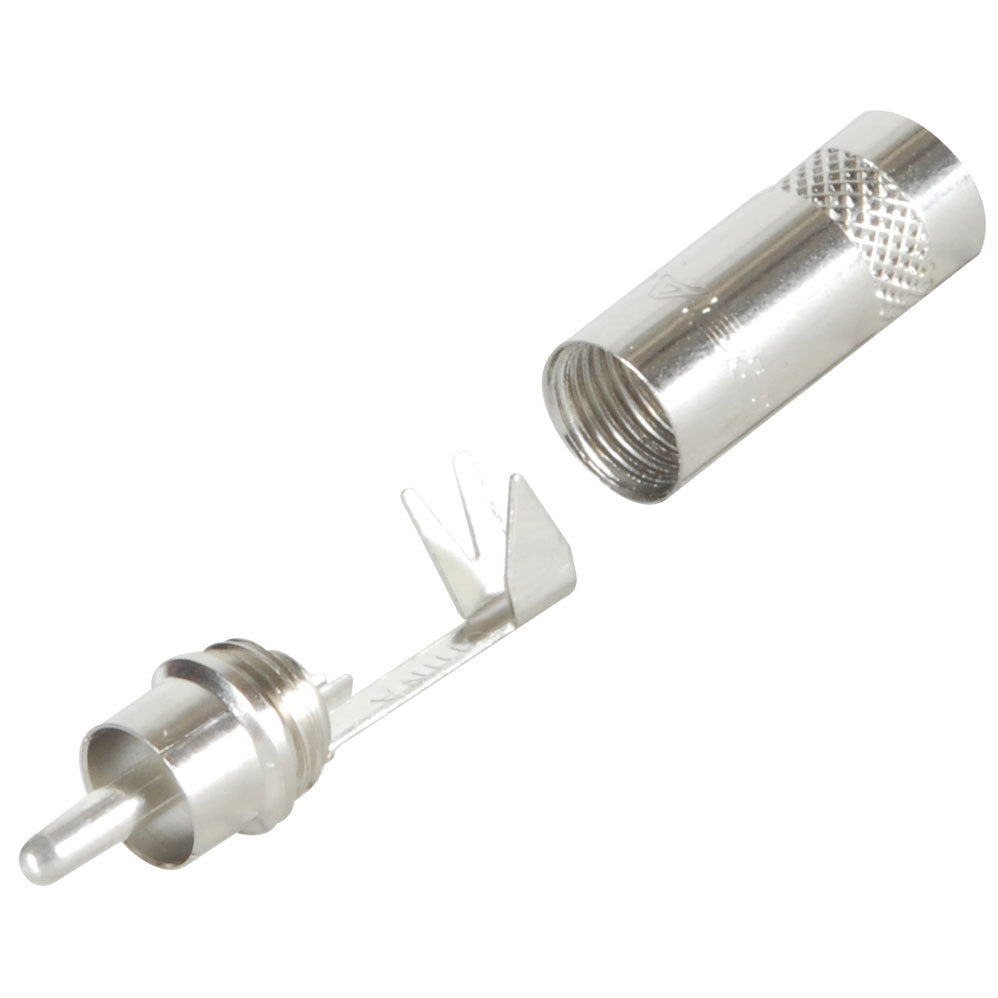 Rean NYS352 RCA Plug Nickel