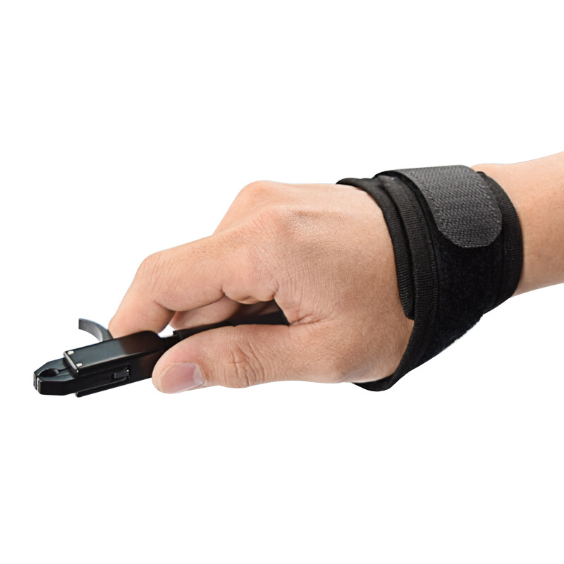 Compound Bow Wrist Release Aids Strap Thumb Trigger Adjustable Archery Caliper