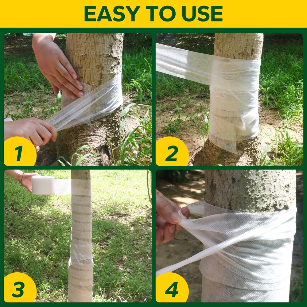 115Ft Breathable Tree Wrap Trunk Guard Cover for Small Tree Sapling Damaged Bark