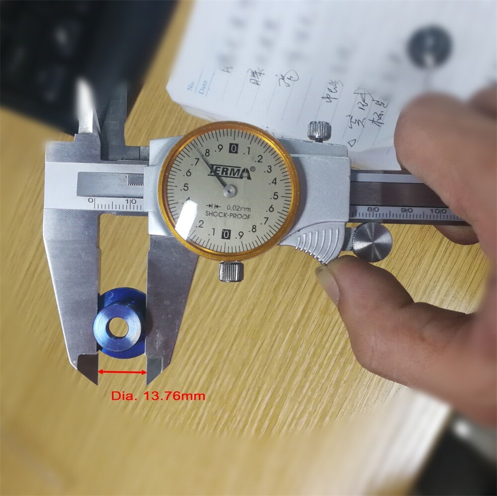 6PCS Motorcycle Bobbins Rivets w/ E-clips Floating Washers Fit Brembo Brake Disc