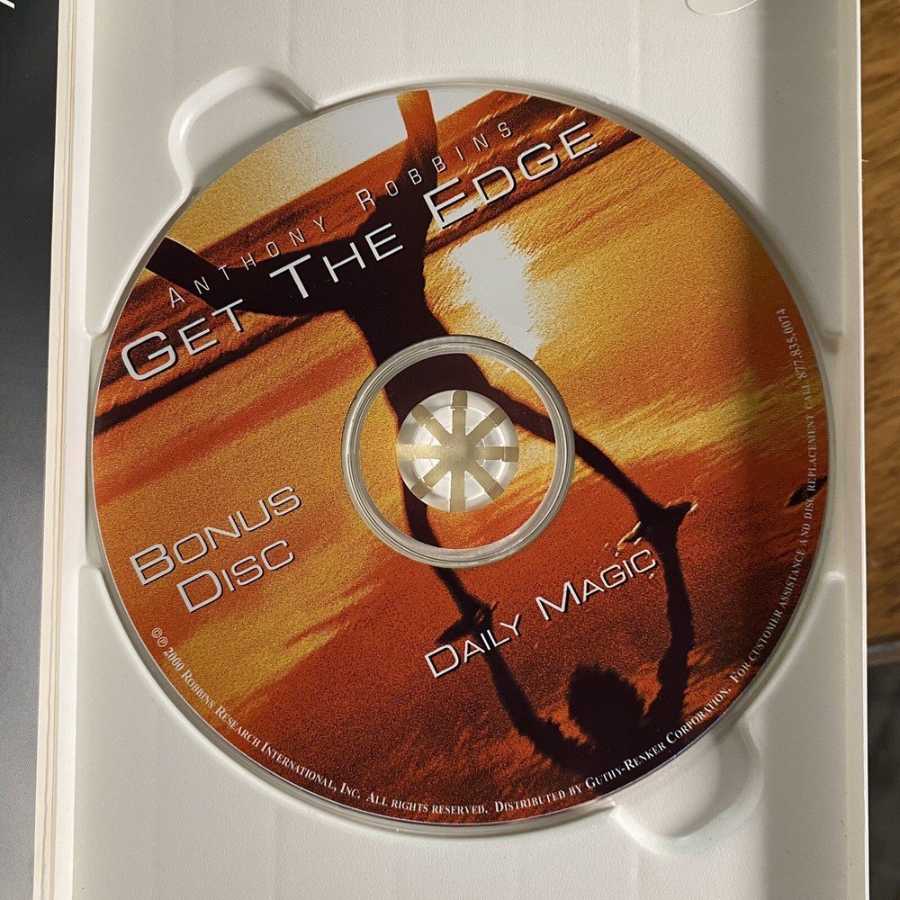 Anthony Robbins Get the Edge 7 Day Program Transform Your Life 10 CD Box Set