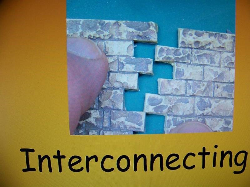 Chooch (HO/N Scale) #8260 Flexible Cut Stone SMALL Stone Wall, 13" x 3-3/8"