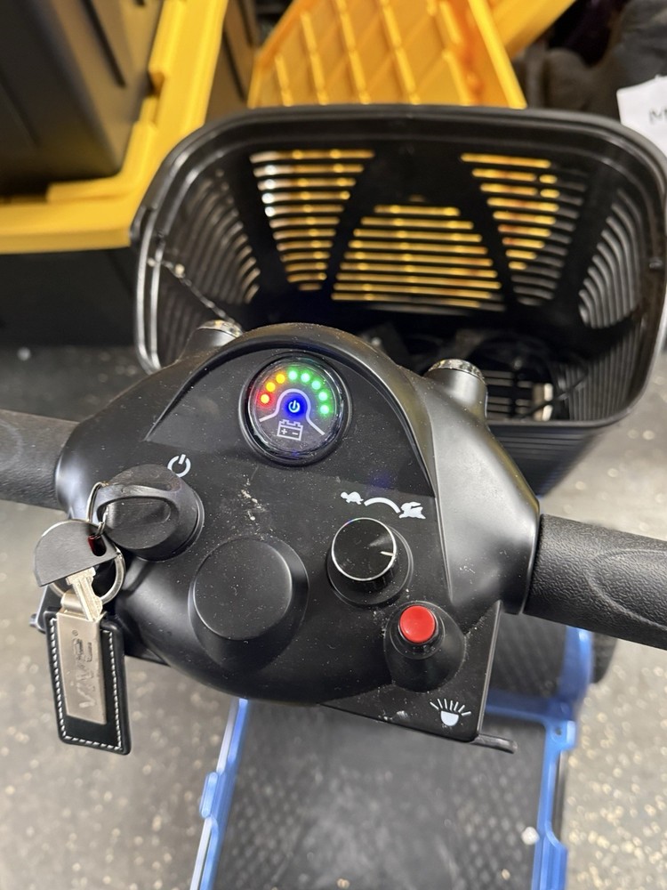 Vive 4 Wheel Electric Powered Mobility Scooter - Blue