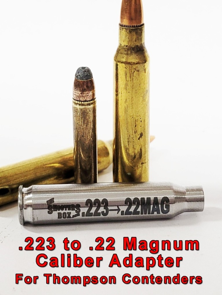 223 To .22 Magnum - Caliber Adapter For TC Contender & Contender G2 - Free Ship