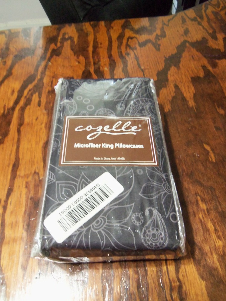 Cozelle Microfiber King Pillow Cases - 2 Pair