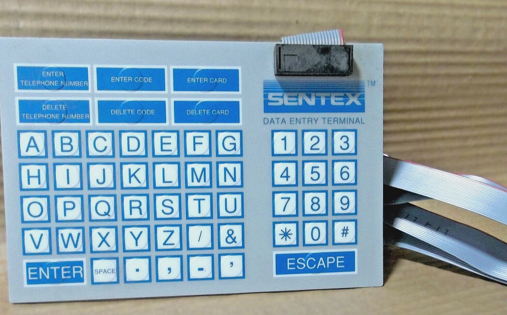 SENTEX SNAHHP HANDHELD DATA ENTRY GATE TERMINAL PROGRAMMER KEYPAD