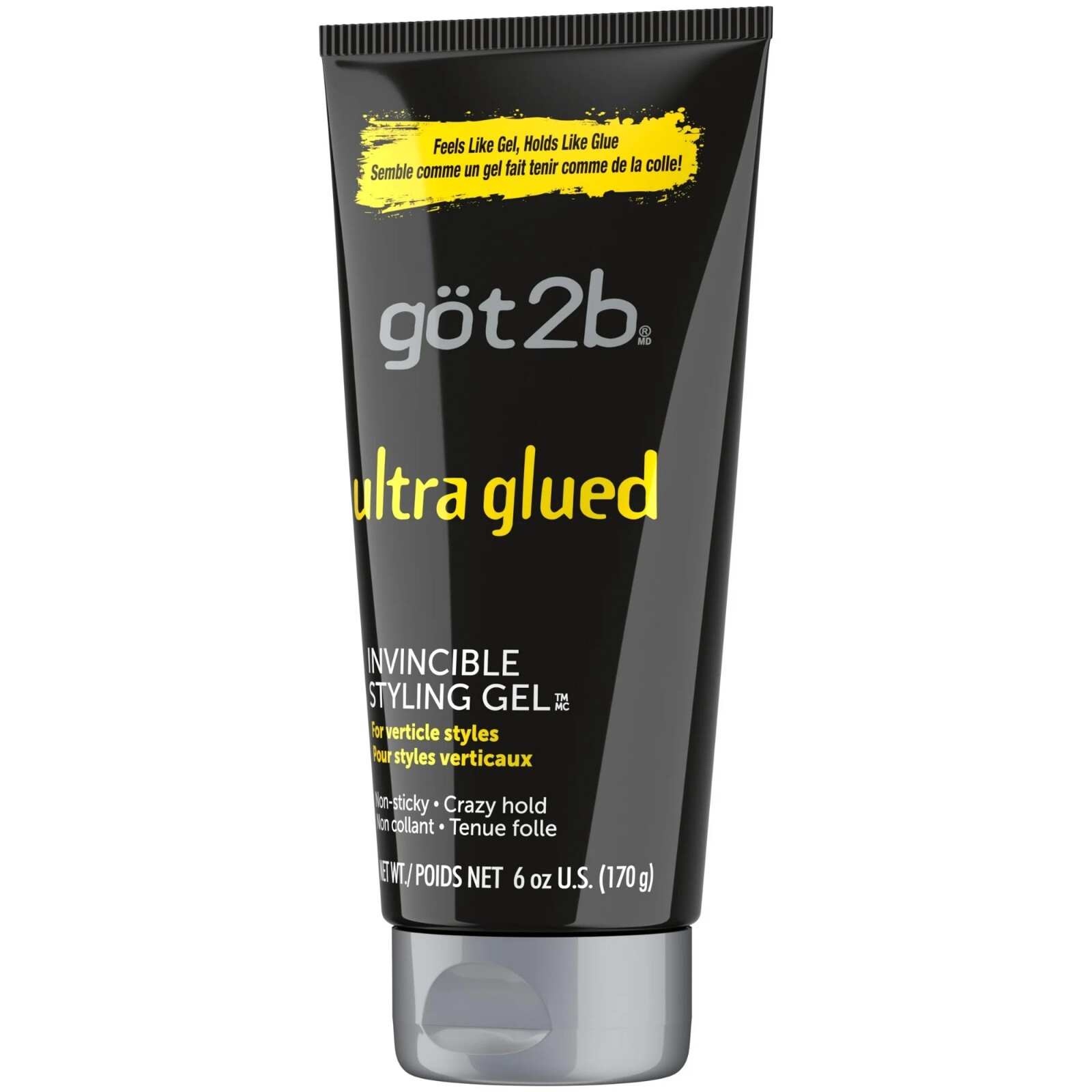 Got2b Ultra Glued Invincible Styling Hair Gel, 6 oz (Pack of 3) Free Shipping