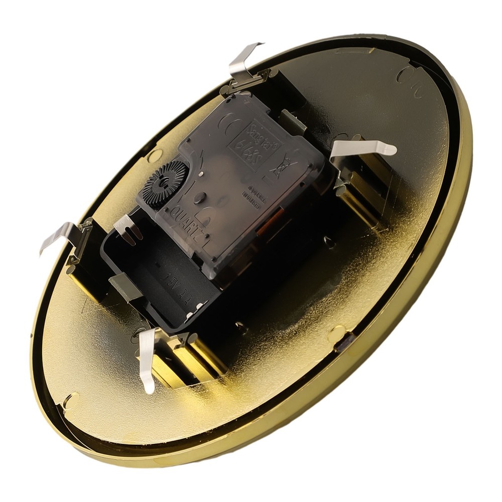 Quartz Clock Insert Movement with Goldsilver Colored Trim DIY or Replacement