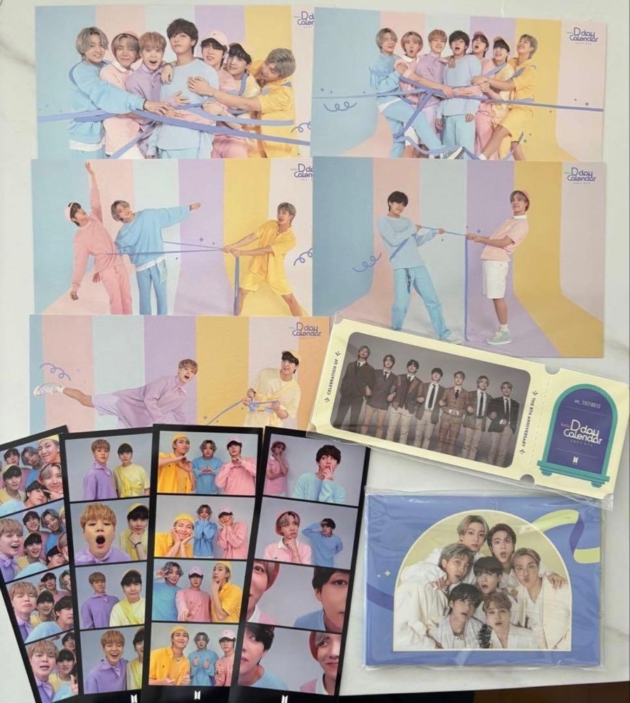 Official BTS Dcalendar collection Post Card