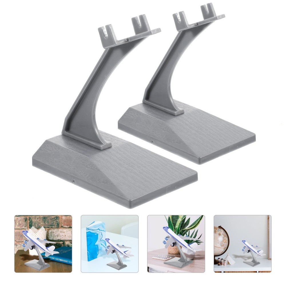 2 Pcs Display Stand for Model Aircraft Plane Support Base Bracket