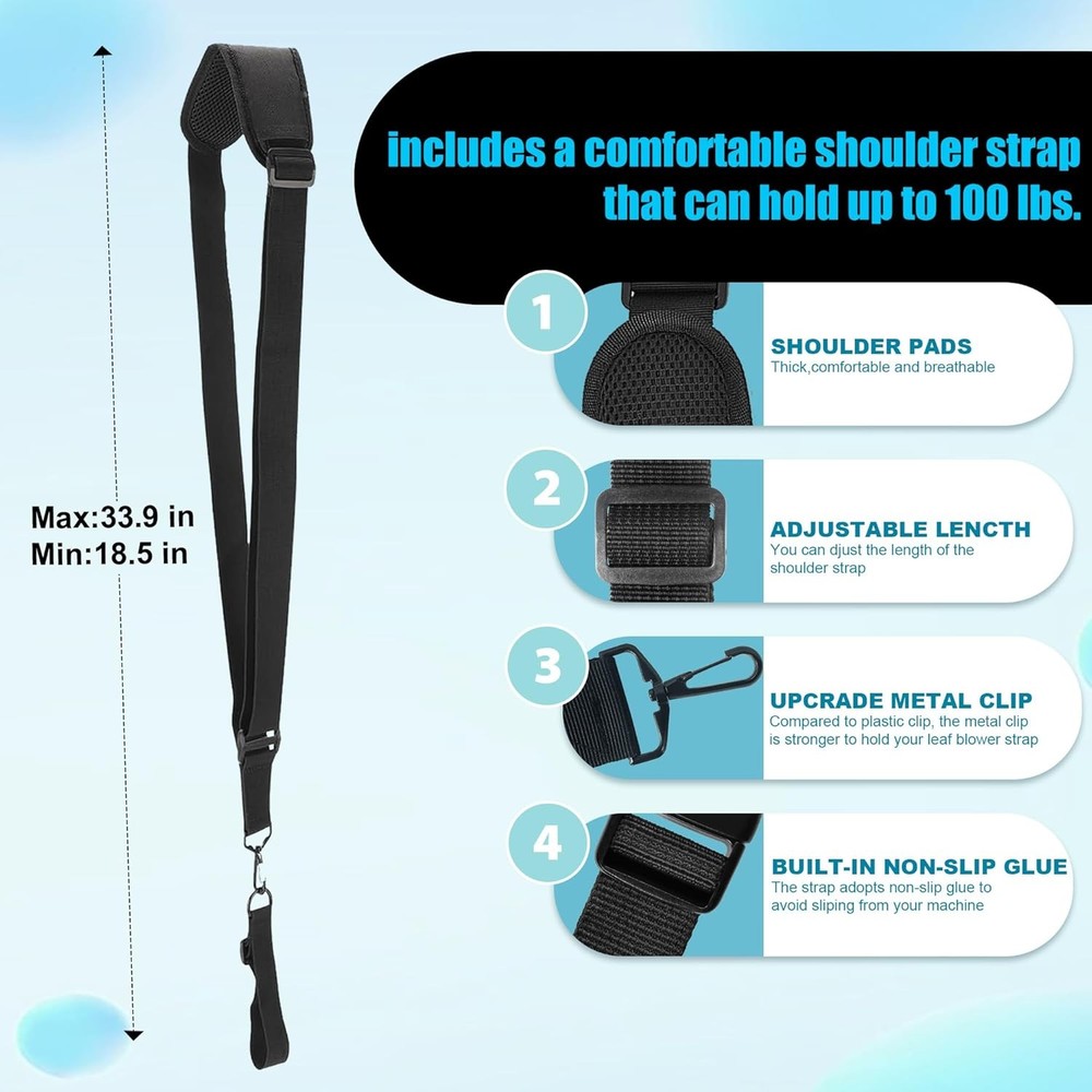 Ergonomic Trimmer Grip, String Trimmers Handle with Shoulder...