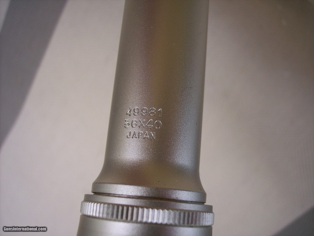 Weaver CT-36x A.O. Target Match Scope Micro-Trac ~Silver~