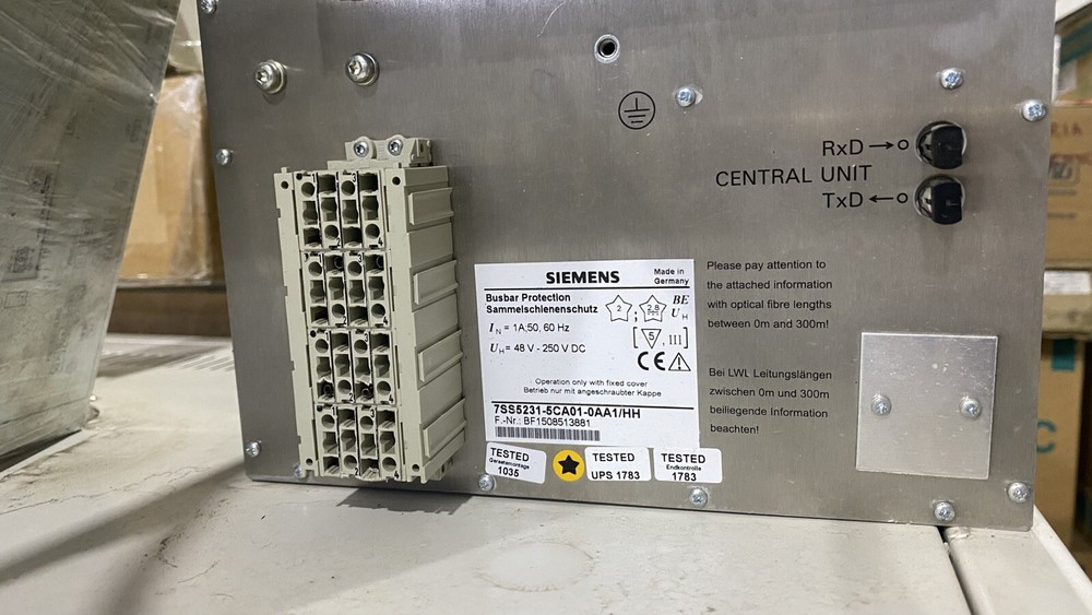 Siemens Siprotec 7SS52