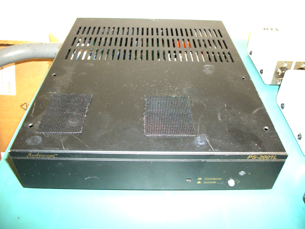 RTS TELECOM/ AUDIOCOM PS-2001L Dual Channel Intercom System. See List.