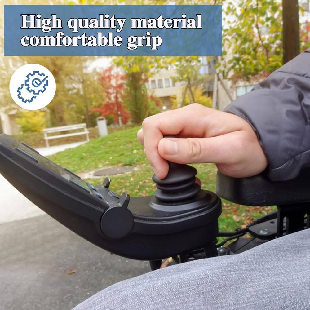 4 Pcs Wheelchair Joystick Button Cap Controller Knob and Gaiter...