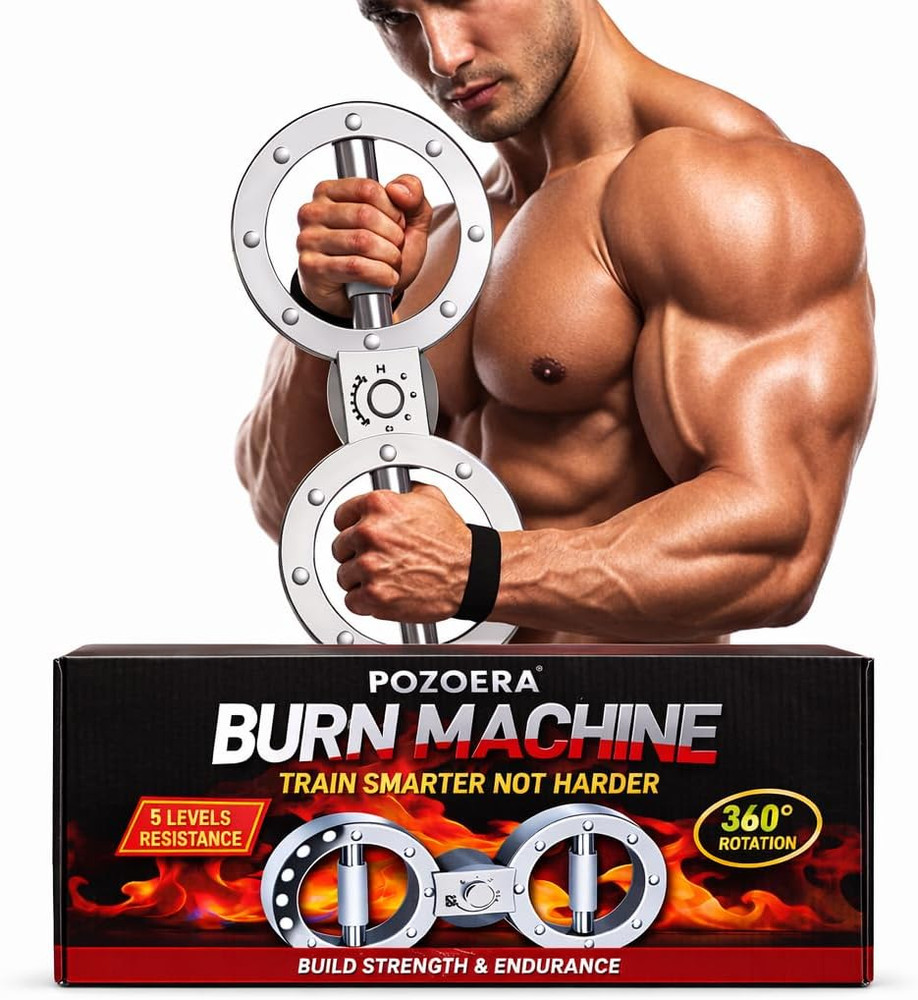 Burn Machine - Spinning Rotator Burn Machine with 12LB Adjustable Resistance,For