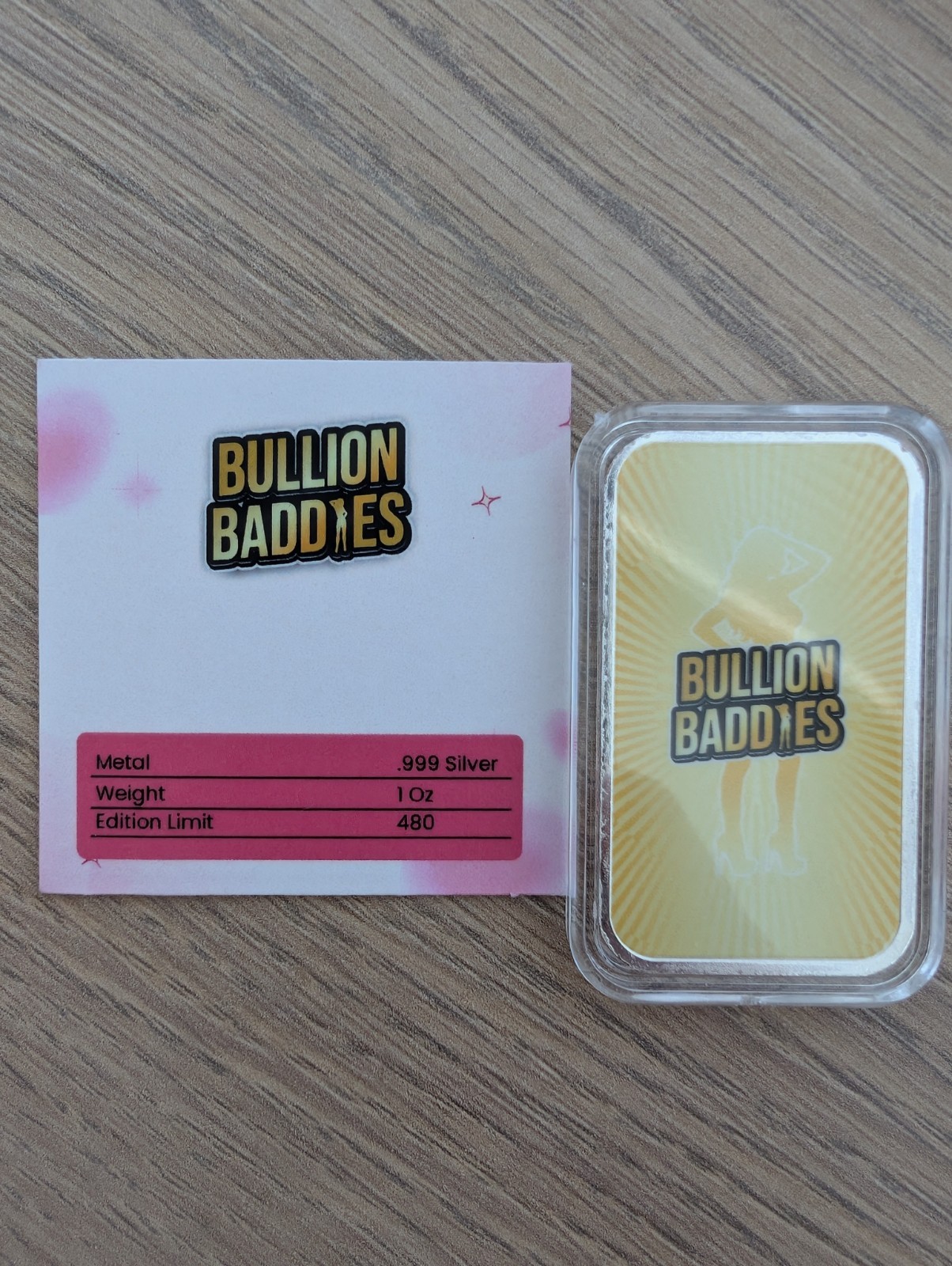 Bullion Baddies Amari Allure 1 Ozt .999 Fine Silver Bar