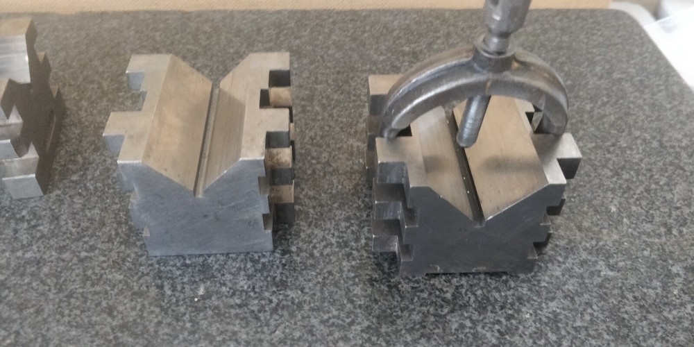 Machinist Made ~ V Block and Clamp set, Matched Pair