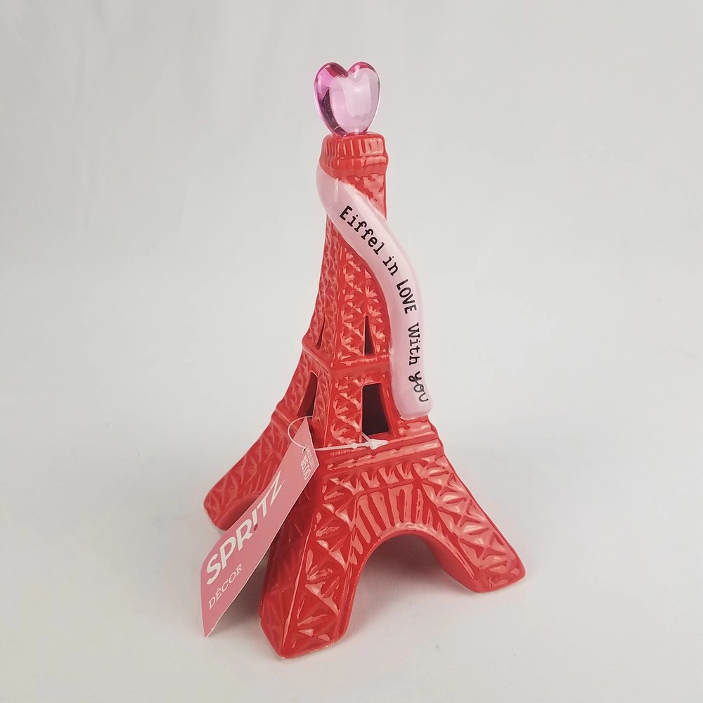 Valentine's Ceramic Eiffel Tower Figurine Target Spritz 2024