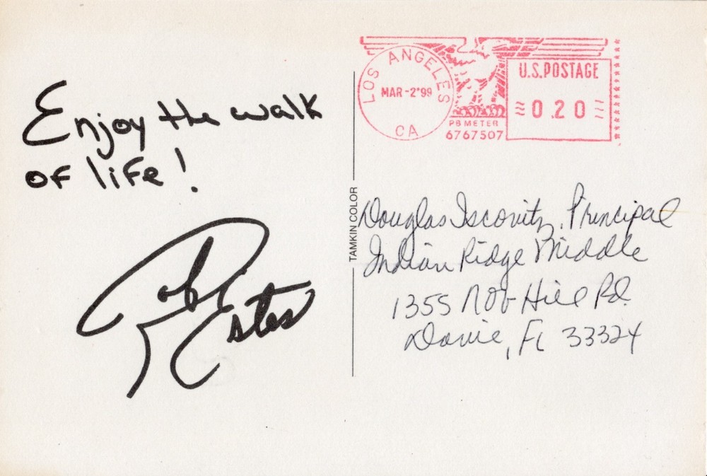 Rob Estes Signed -Reprint- Postcard