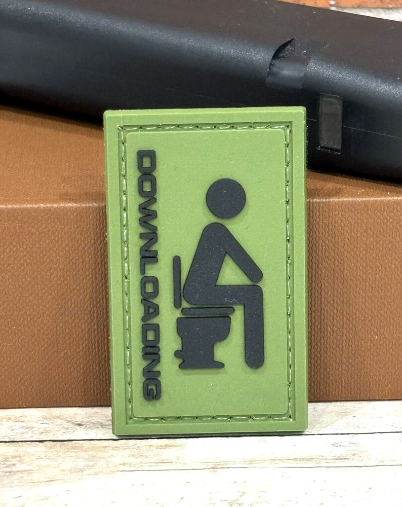 PVC Tactical Morale Patch - Downloading Patch -  Funny Meme Gun Patch