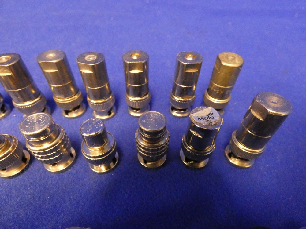Assorted 75 Ohm BNC Terminator Connectors Qty 50