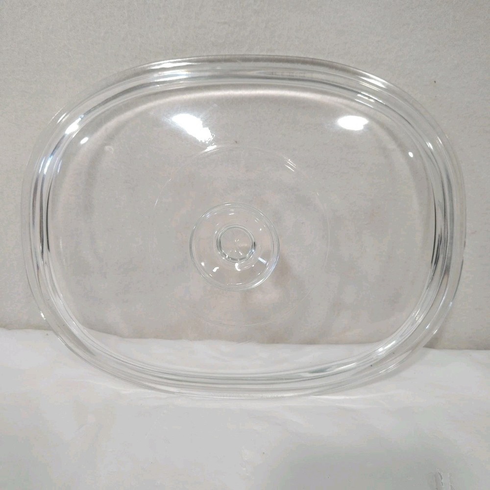 PYREX Casserole Replacement Lid Only DC 1  1/2 C Rectangle Glass Corning ***Read