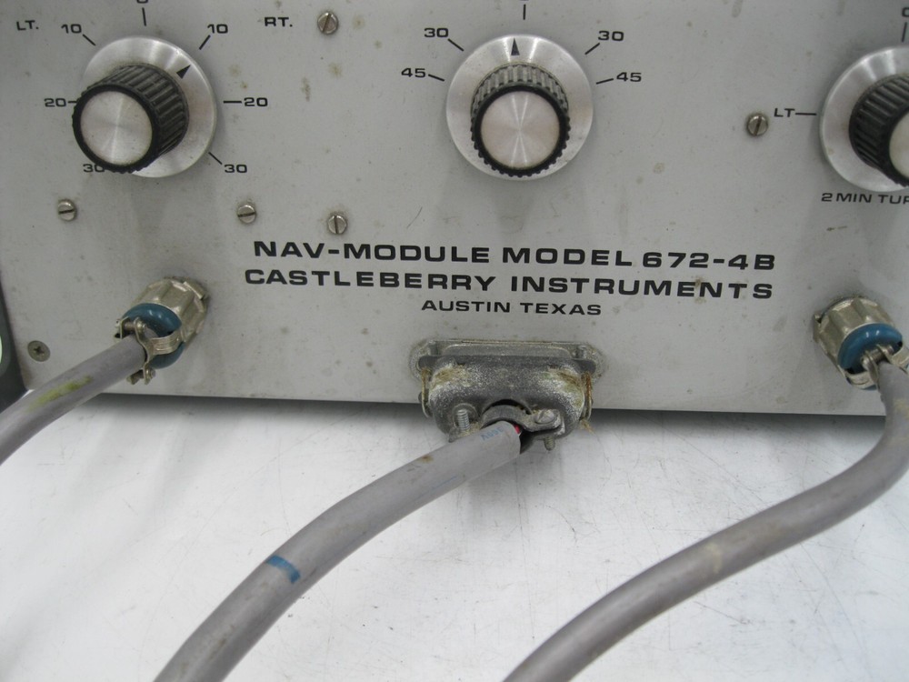 CASTELBERRY INSTRUMENTS & AVIONICS NAV-MODULE PN: 672-4B