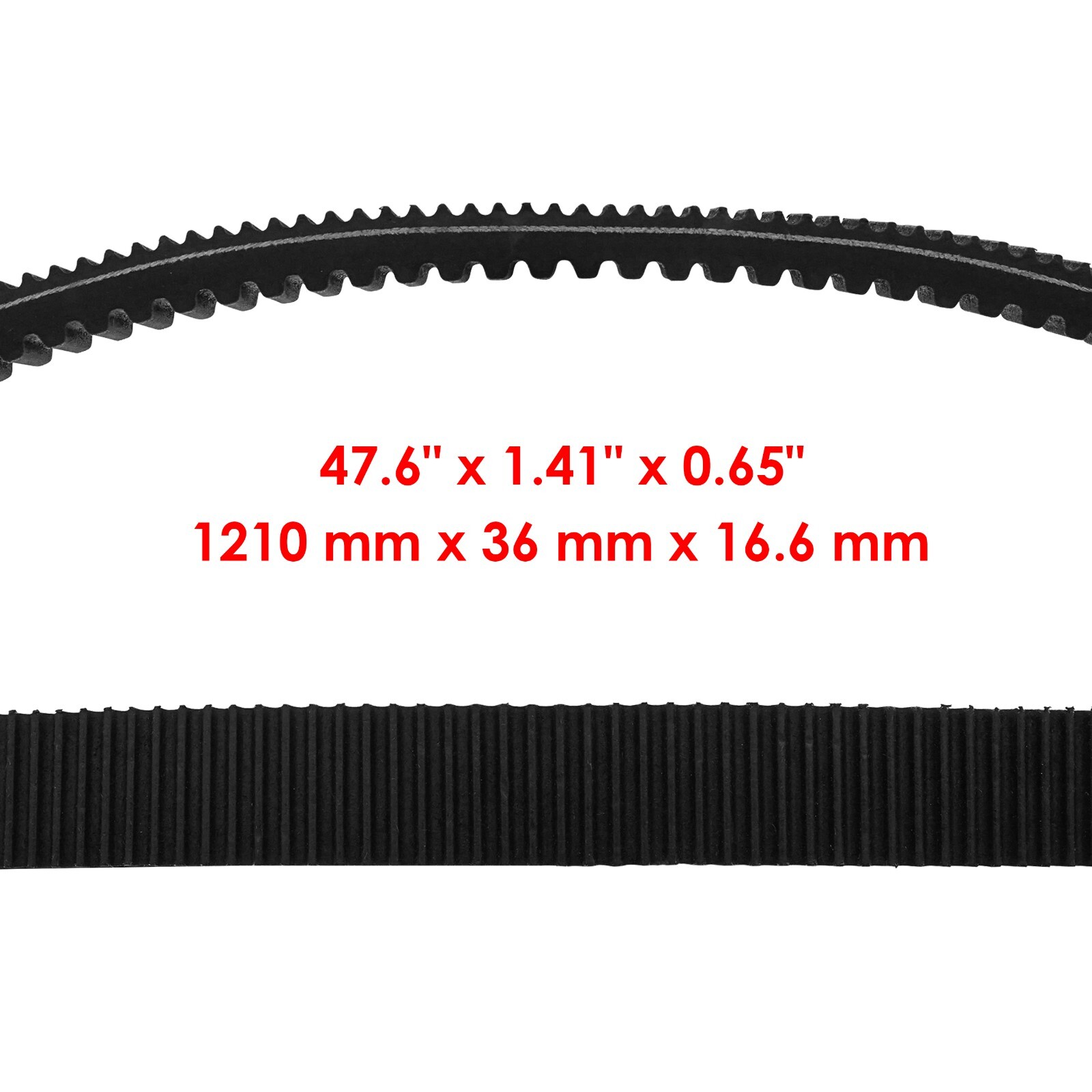 Caltric Drive Belt for Arctic Cat Snowmobile 0627-084 Drive Belt