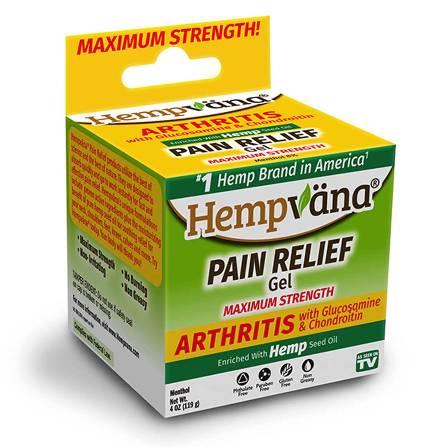 Hempvana Arthritis Pain Relief Gel, Formulated to Target and Relieve Pain Fast