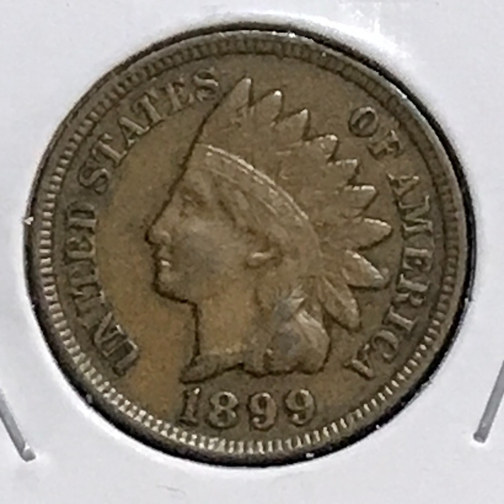 U.S. Indian Cent Prem XF 1899