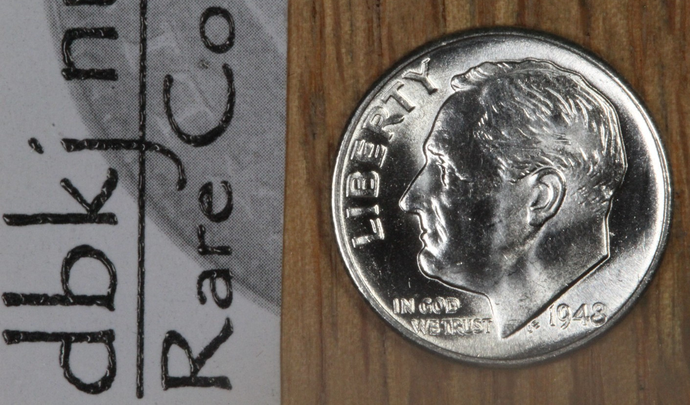 1948 (P) Roosevelt Dime 10¢ - BU - Choice to Gem Uncirculated