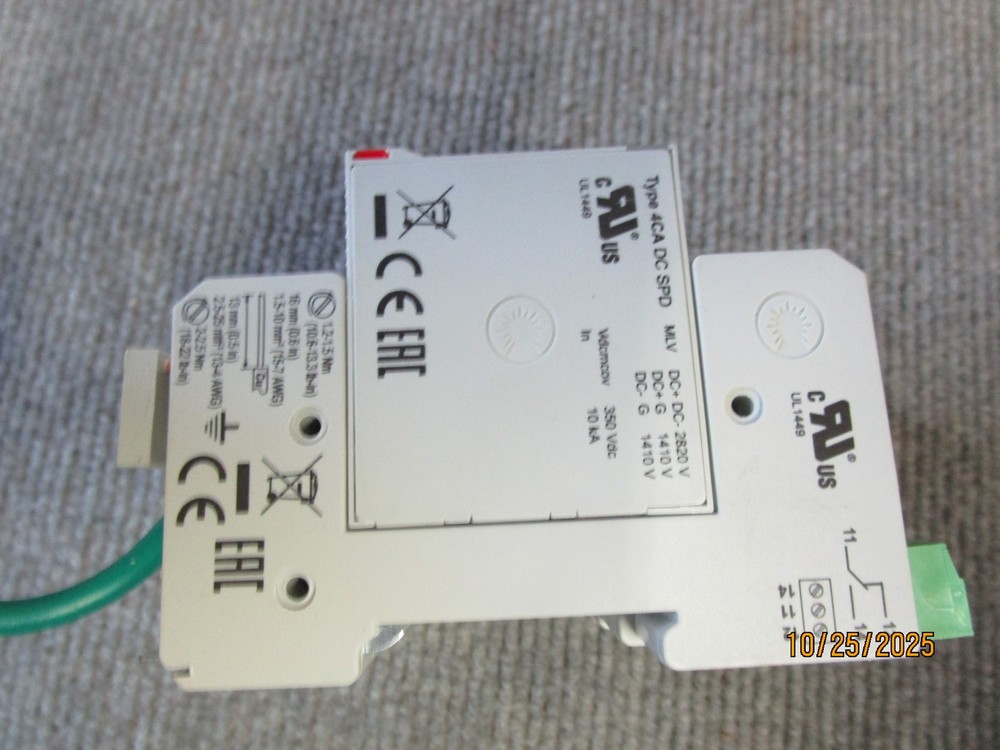 Citel FTB-4-OVP Module w Ground Buss Bar