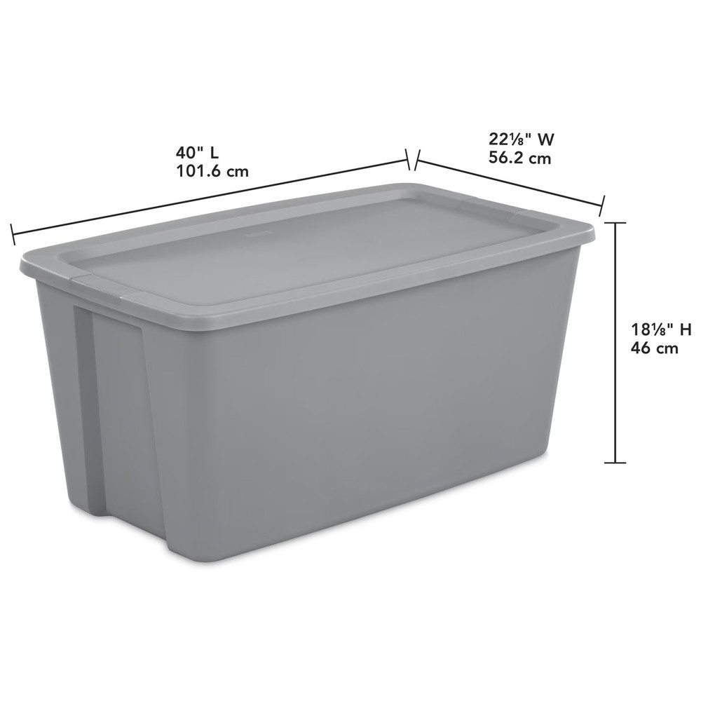 Sterilite Extra Large Storage Bin, 50 Gallon Durable Plastic Storage Tote