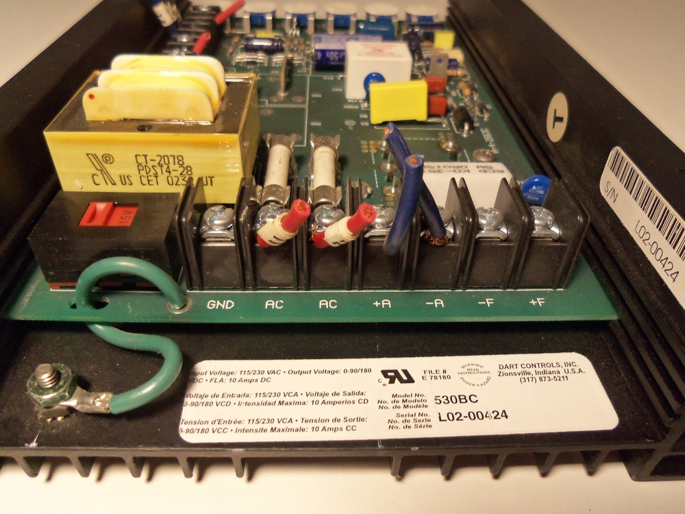 DART CONTROLS INC Speed Controller Model 530BC
