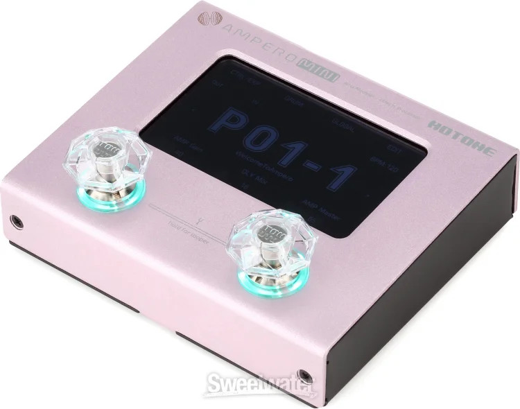 Hotone Ampero Mini Amp Modeler and Effects Processor - Purple Taro