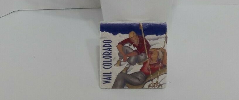 Vail Colorado Tile Coaster, By Screencraft Tileworks