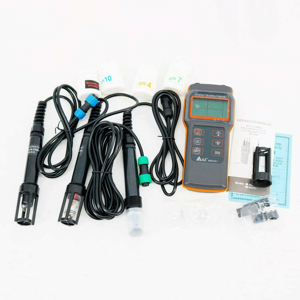Water Quality Meter Dissolved Oxygen Tester pH Meter
