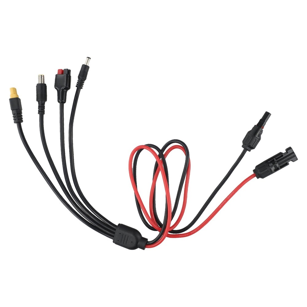 Multifunctional Solar Panel Extension Cable 4 Connectors in 1 Splitter
