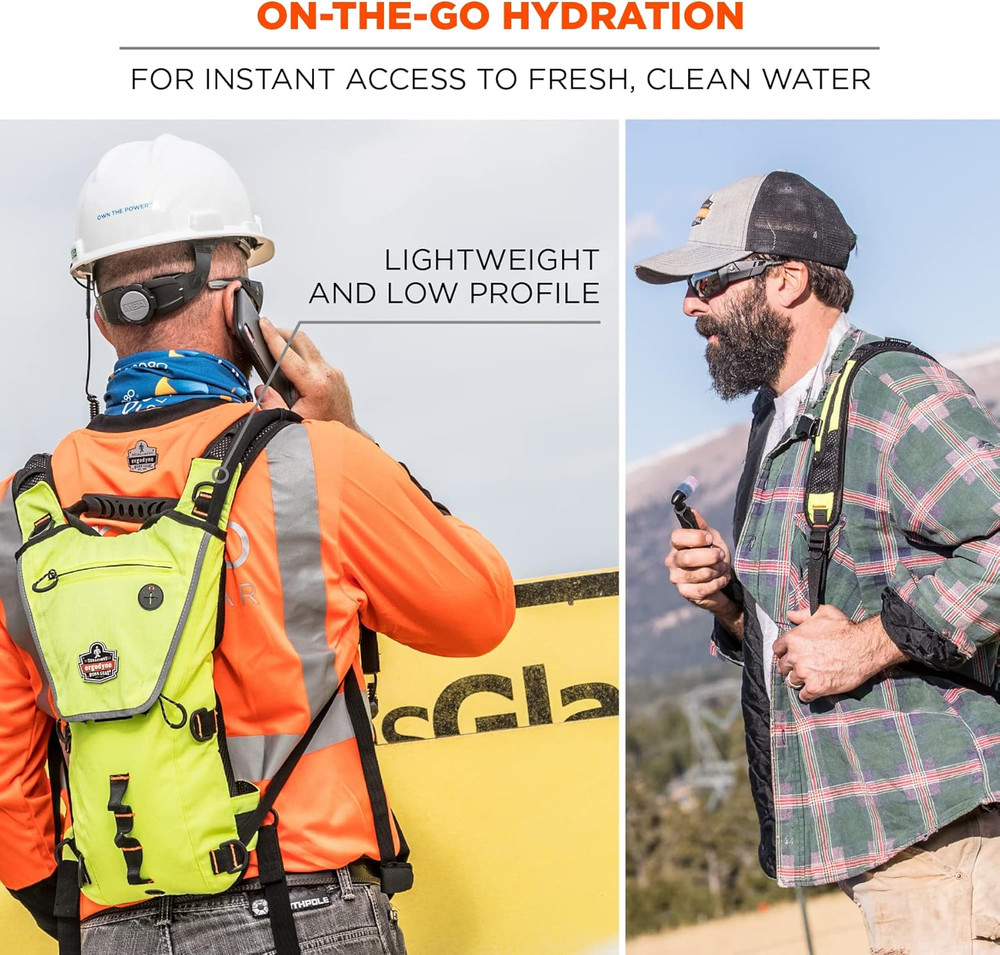 Chill-Its 5156 Hydration Backpack with Storage, Low Profile Pack, High Visibilit