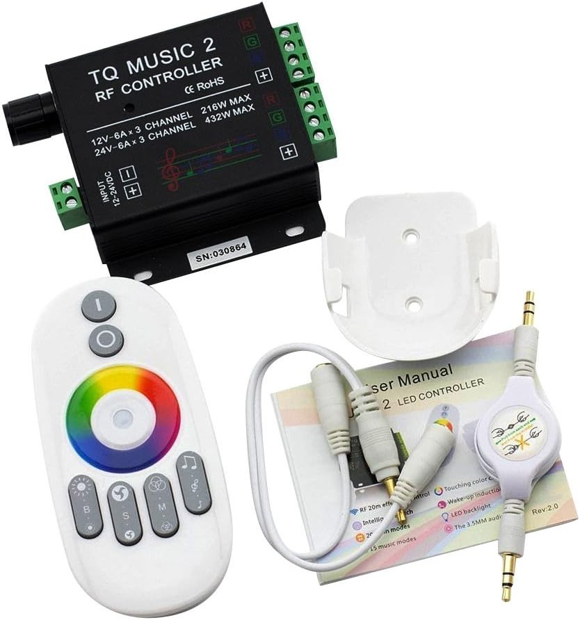Remote Controlled RGB Music Light Strip Controller